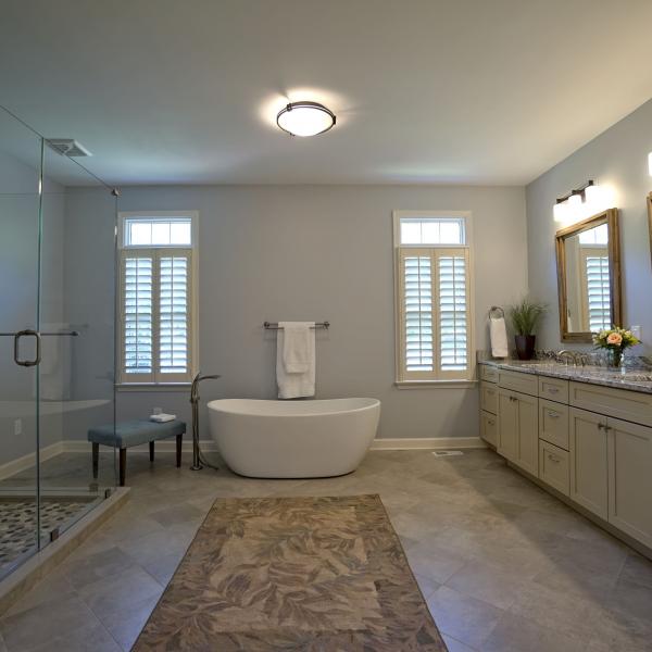 Modern and Clean Master Bath Remodel in Warrenton, VA